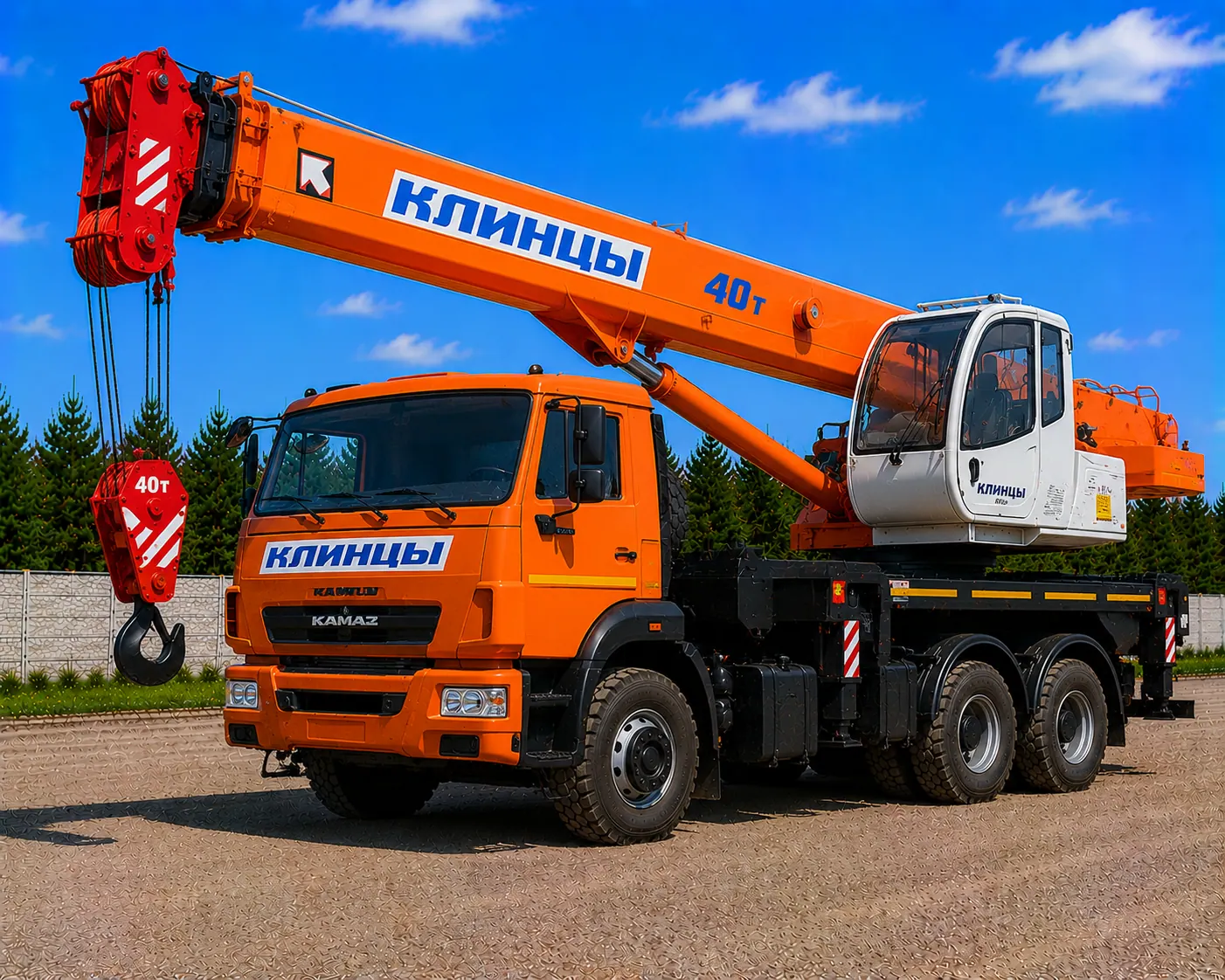 Автокран Клинцы 40 тонн в аренду